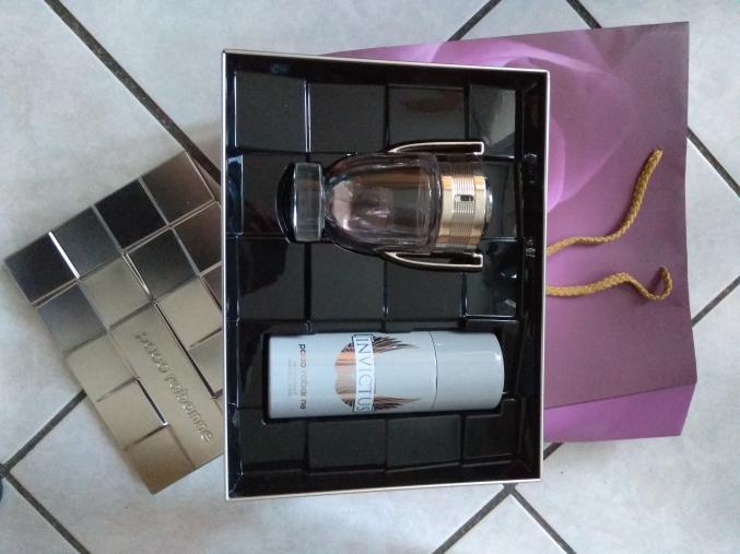 Coffret invictus paco rabanne 