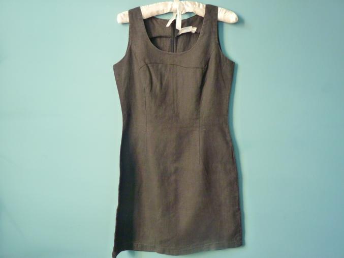 Robe Femme Lin Hennes S ou 36 TBE noir