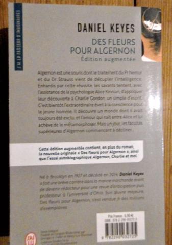 2livres - Des fleurs pour Algernon - Antigone