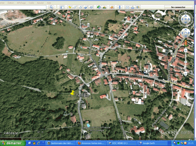 Terrain à batir 45 mn de Tlse 3.50 € d'autoroute au pied des Pyrénées