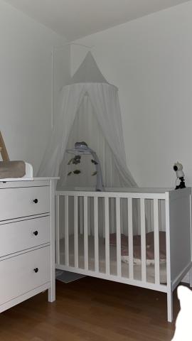 Lit SUNDVIK + commode HEMNES