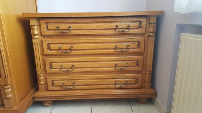 CHAMBRE A COUCHER COMPLETE EN CHENE