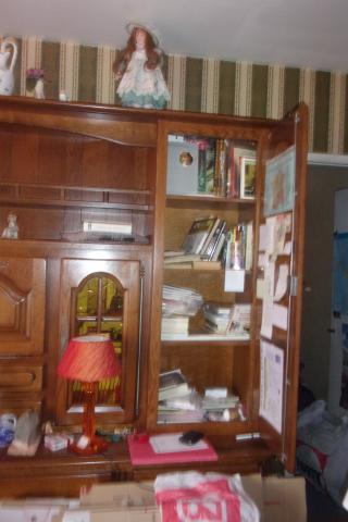 Living/Buffet/Vaisselier chêne massif rustique, campagne