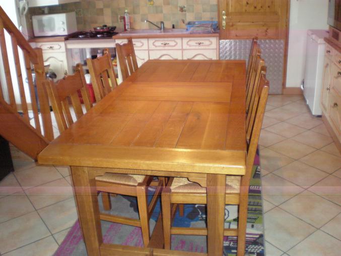 Table en chêne