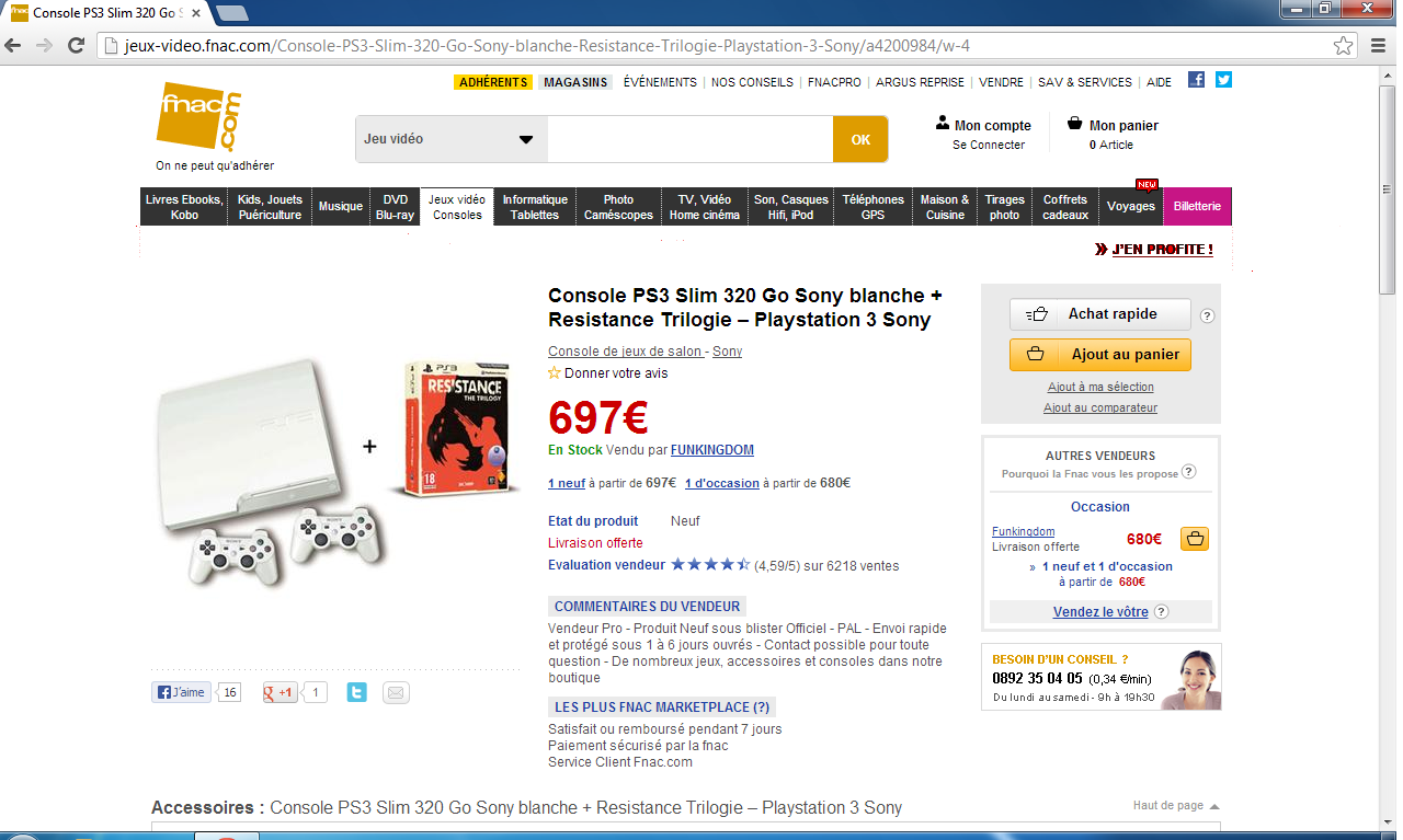 PS3 collector 320go + pleins de jeux A SAISIR !!!