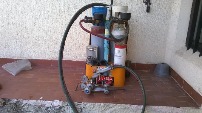 Ensemble chalumeau oxyacétylénique