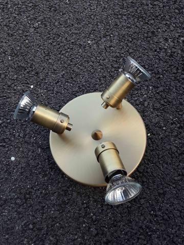 Lot de 4 lustres 3 branches