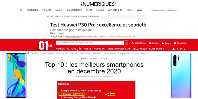 Huawei P30 PRO Sous-Blister + MEGA PACK OFFERT