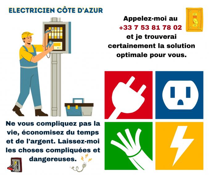 Electricien Cote d'Azur