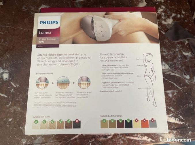 Lumea Phillips 9000 lumière pulsée