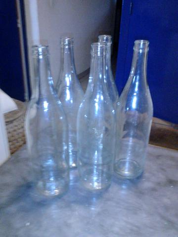 Lot bouteilles litres * idéales pour jus de pommes