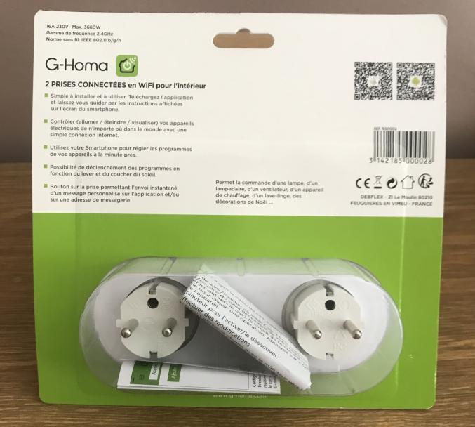 Prises connectées en wifi