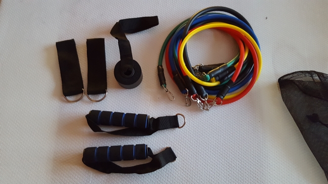 Elastiques musculation maison