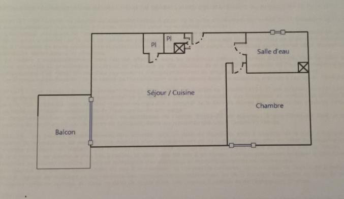 T2 Face à la mer Grau d'Agde