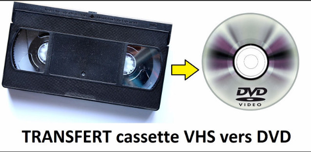 Numérisation et Transfert cassettes vhs ou vhs-c sur support numérique de votre choix