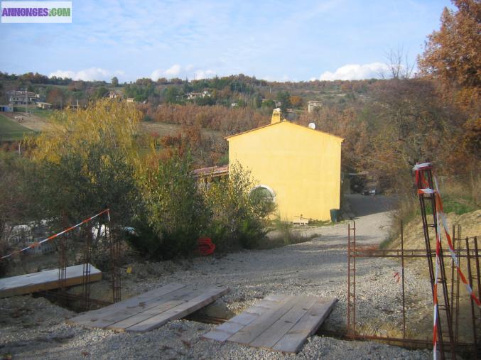 Maison 120 m2+terrain 1600 m2