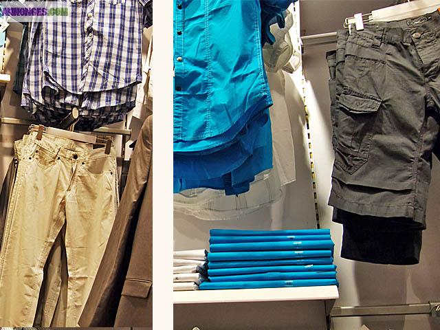 Palettes habillement homme