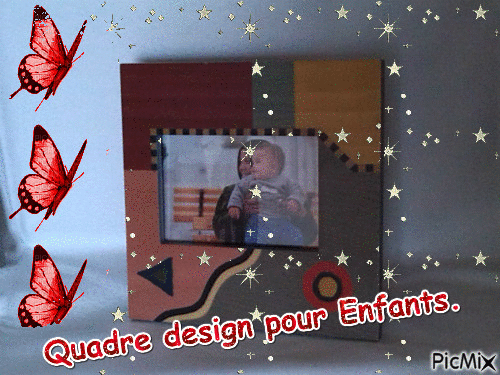 Cadre photo pour chambre d'enfant.