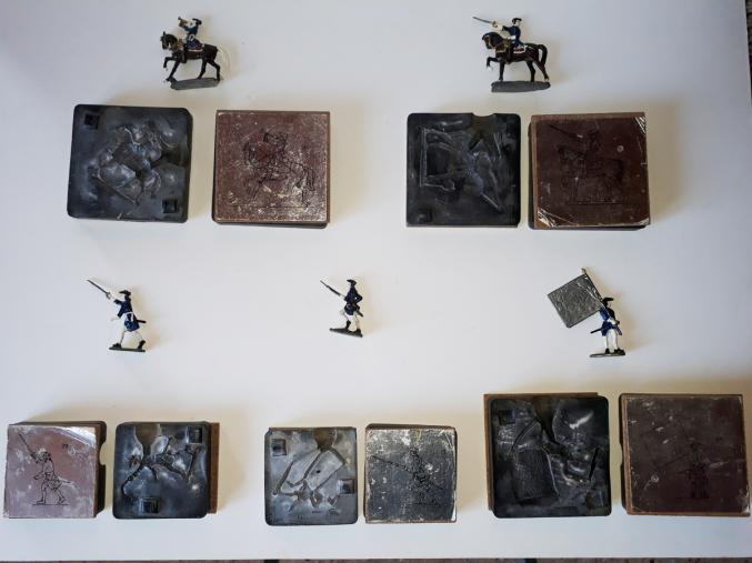 Moule Coulée Pour Soldat en Étain Marque Zinnbrigade