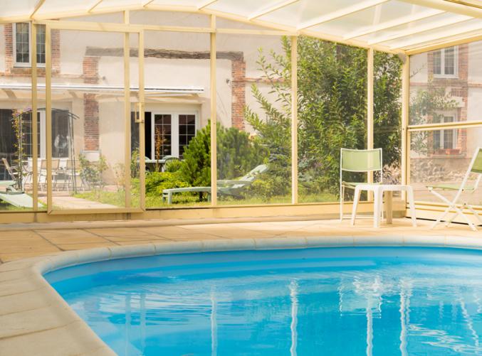 Gîte calme avec piscine en Champagne