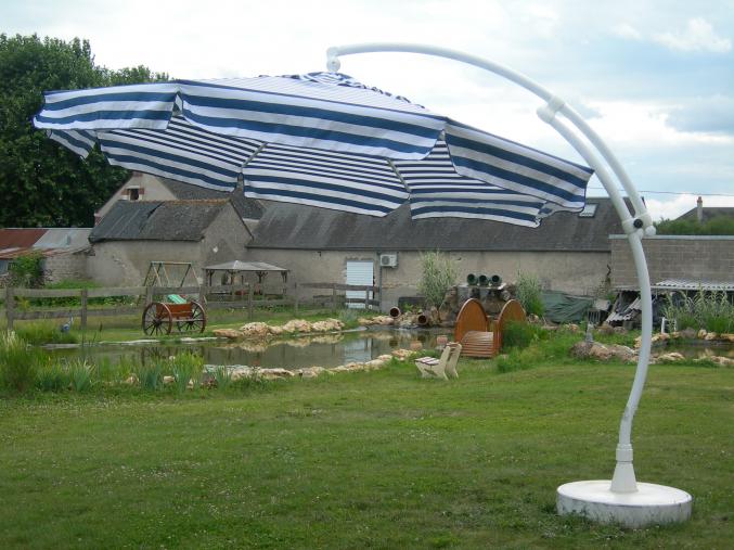 Parasol excentré de 3,50 m