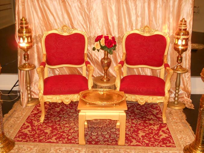 Trône Mariage Oriental