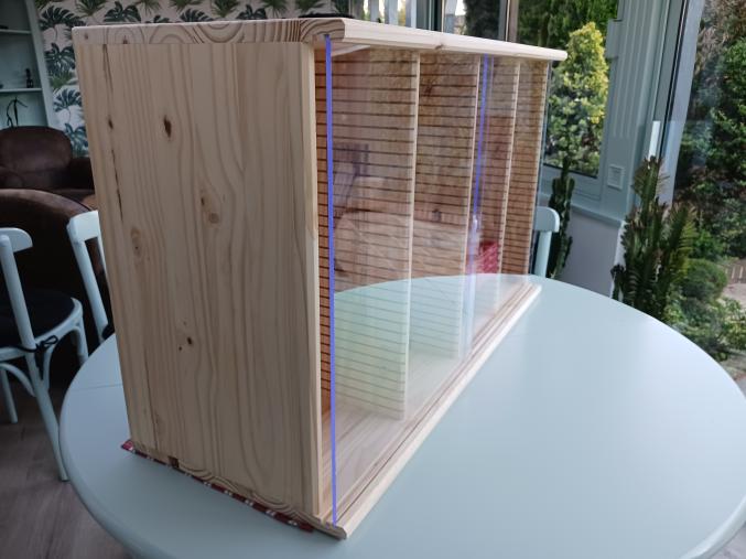 Meuble rangement capsules de Champagne 