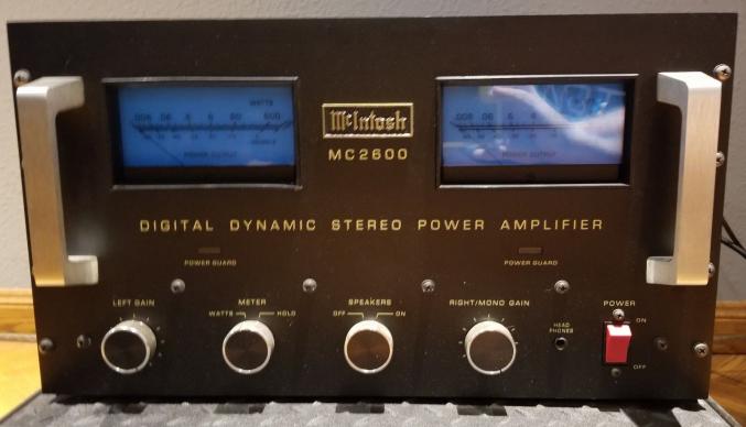 Amplificateur McInTosh MC-2600 LED/1200 W