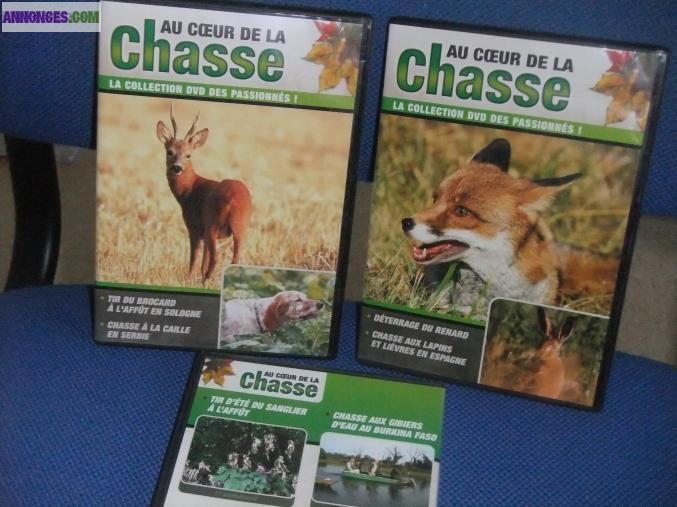 Vends dvd chasse