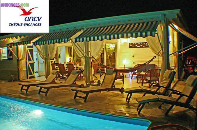 LOCATION SAISONNIERE VILLA MARTINIQUE LA FLAMBOYANTE 4**** & 4 CLESVACANCES