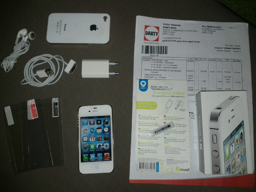 Iphone 4s 32go blanc complet et comme neuf