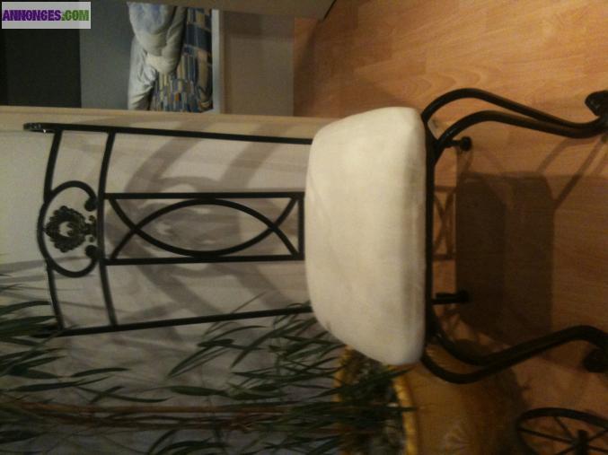 Ensemble en véritable fer forgé