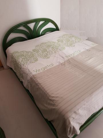 Chambre en Rotin vert