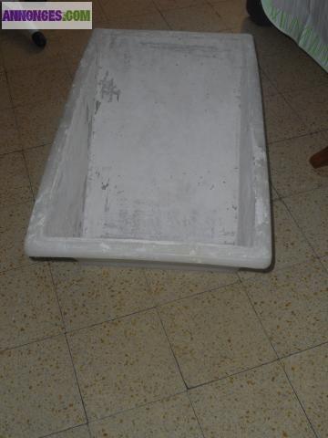 Caisse a gacher le platre 50 litres