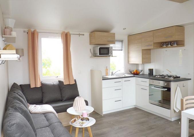 Mobilhome d'occasion dans résidence vacances 4*
