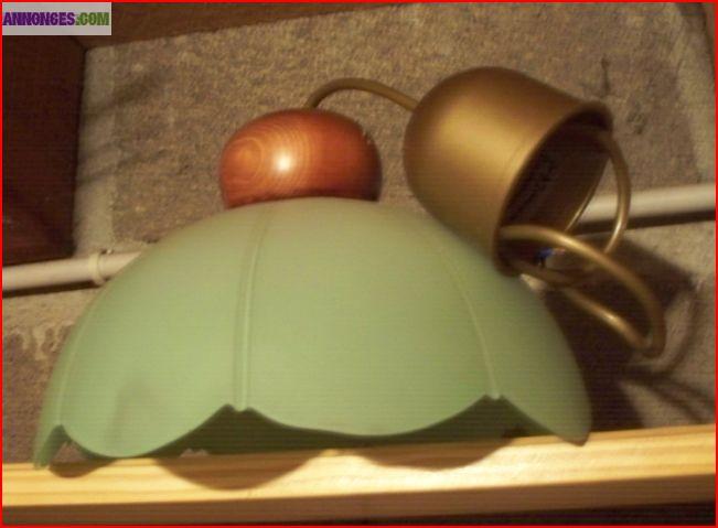 Lampe pâte de verre