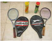 Lot de 2 raquettes de tennis