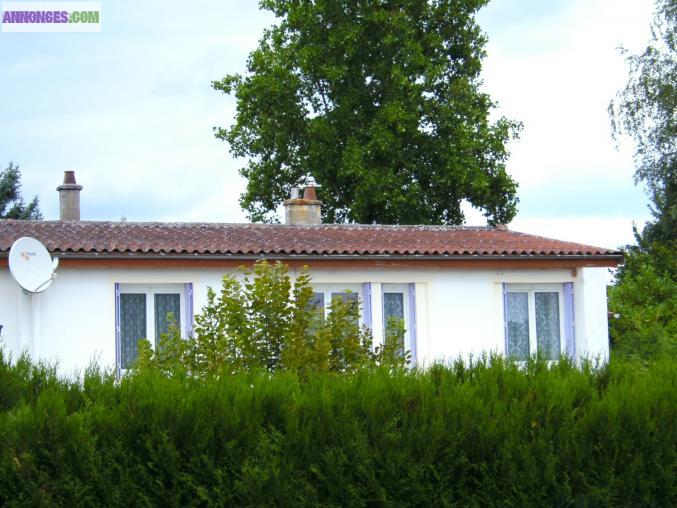 Maison double + terrain proche La Clayette 71800