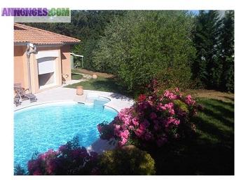 Maison contemporaine avec vue sur Rhone