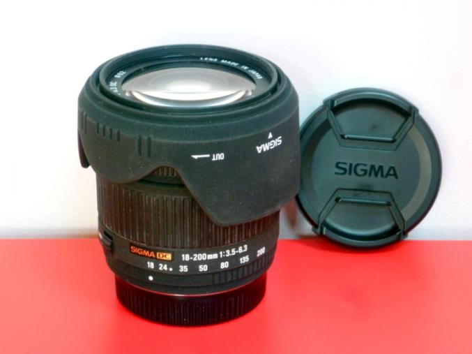 Zoom SIGMA 18-200mm f 3.5-6.3 DC