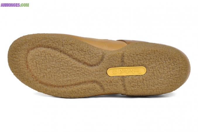 BALLERINES EN CUIR TIMBERLAND MARY JANE COULEUR CAMEL