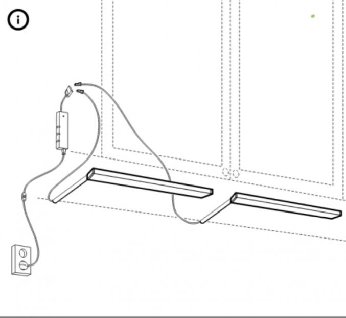 Barres LED Omlopp d'IKEA neuf de 60 cm