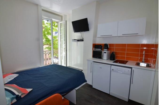 Studio 20m2 meublé rue albert