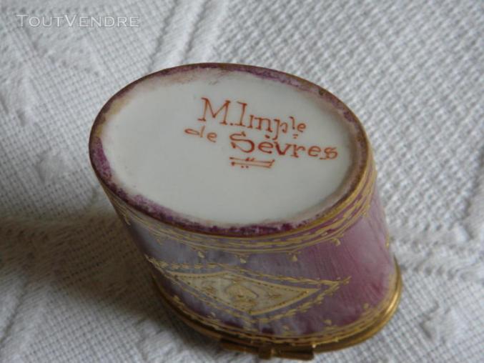 Tabatière Napoléon Ier. Manufacture de Sèvres