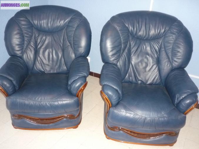 Fauteuils cuir