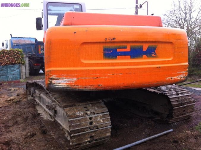 Pelle sur chaines Fiat Kobelco E165