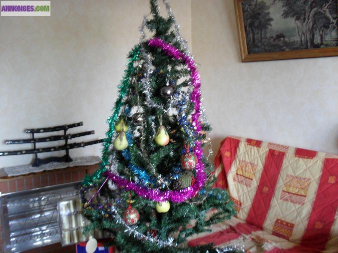 Sapin de Noel  avec décoration