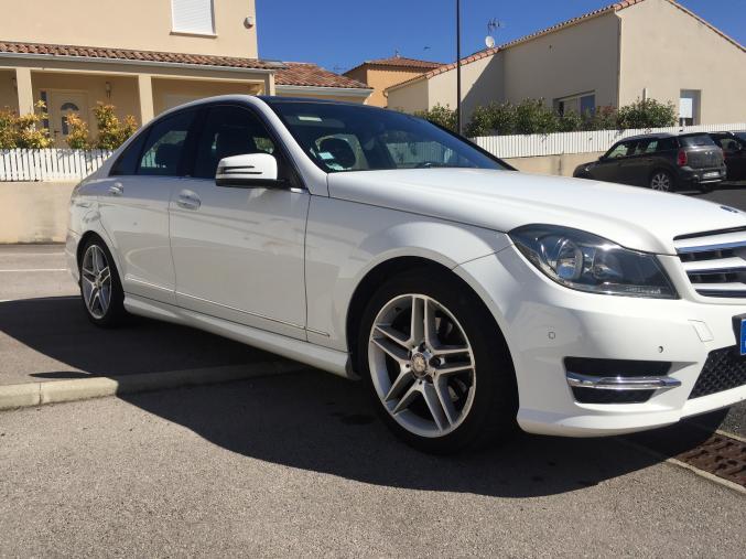 C200 cdi pack amg blanc 