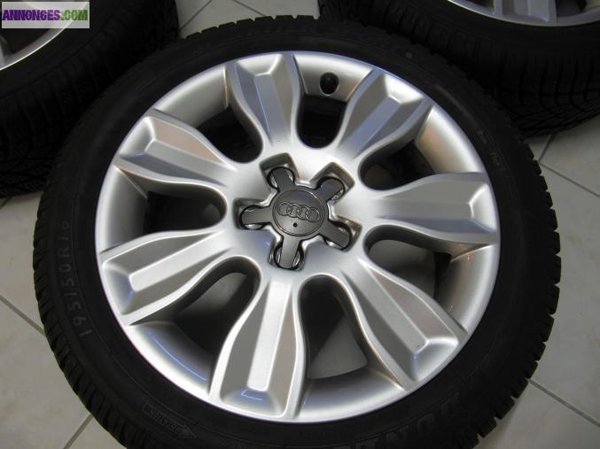 Jantes 16" Audi A1 + Pneus hiver - Etat neuf