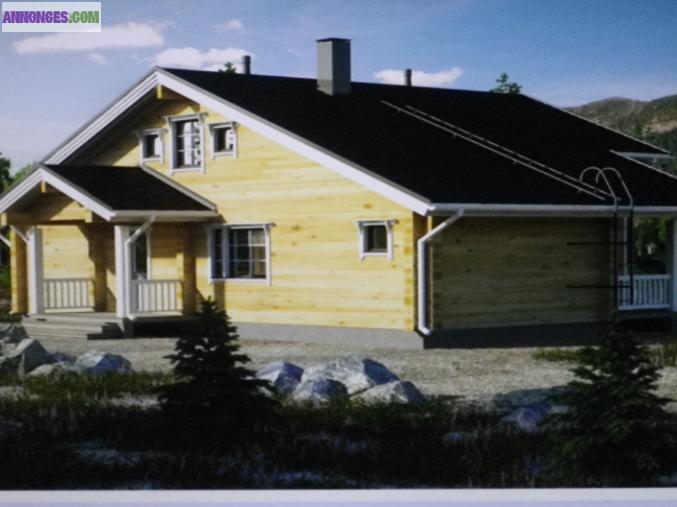 Maison Ossature  Bois